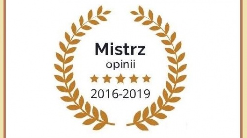 Odznaka  za ilość i jakość opinii na temat mojej pracy.